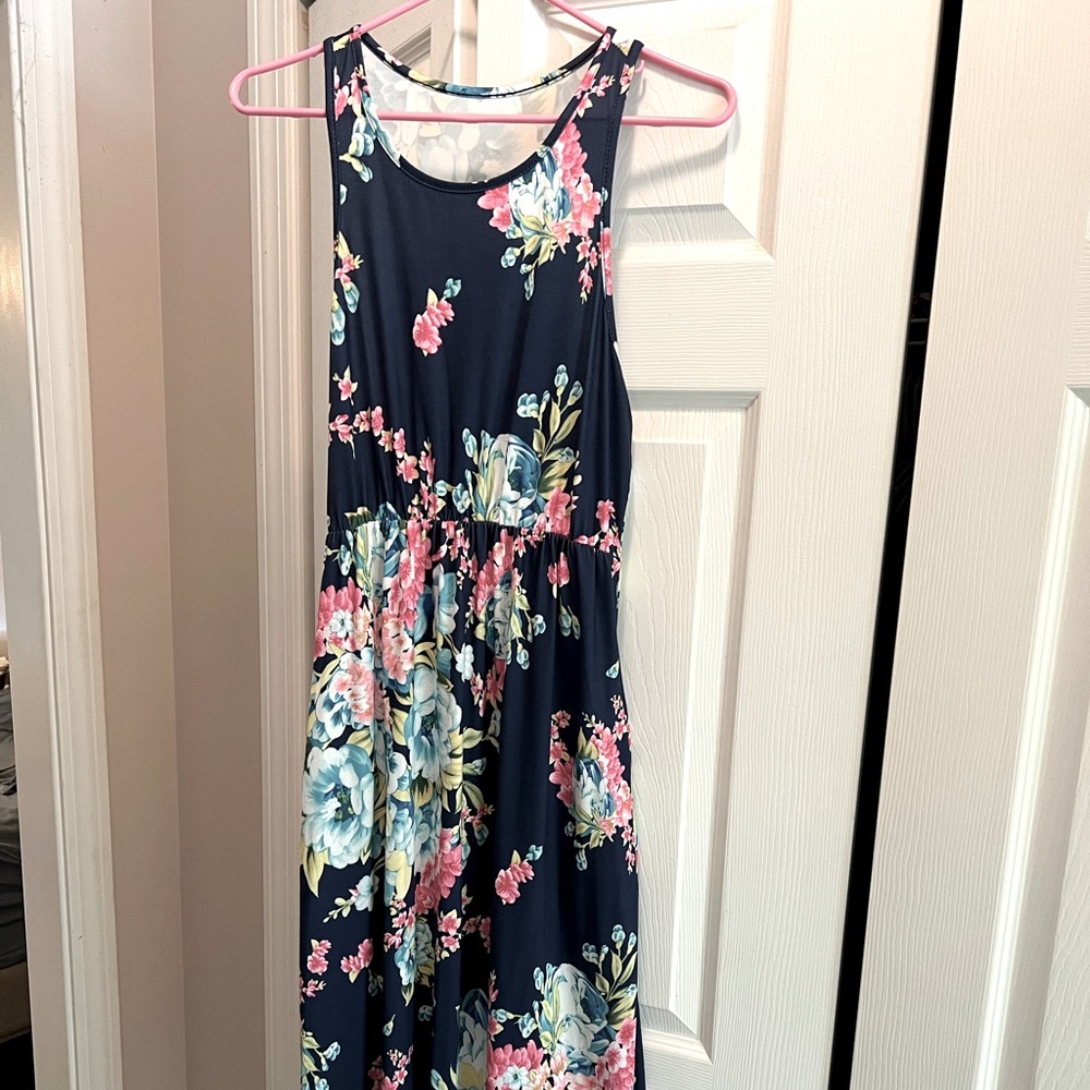 Floral maxi dress